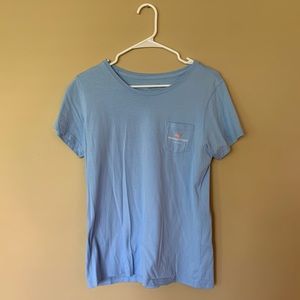 Vineyard Vines light blue shirt